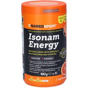 NAMEDSPORT Isonam Energy Arancia 480g - Integratore con Creatina e Ginseng