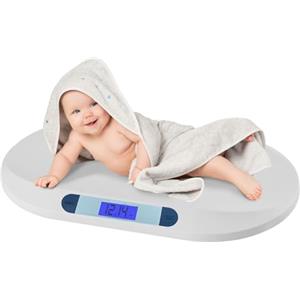 Smart Weigh Bilancia digitale per bambini con grande schermo LCD retroilluminato, 3 modalità di pesatura, funzione tara, 20 kg / 44 lb
