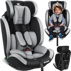 KIDIZ® Seggiolino auto per bambini Seggiolino per bambini | Seggiolino auto Guscio con sedile | 9 kg - 36 kg 1-12 anni | gruppo 1-2 -3 | universale | Classic