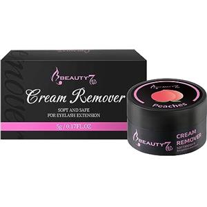 Beauty7 Beuaty7 Crema Rimuovi Colla per Ciglia 5g per Extension Ciglia Individuale (Pesca, 5g)