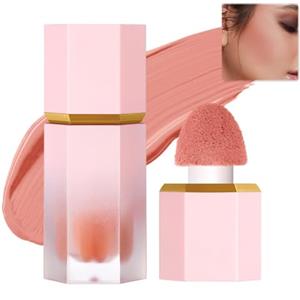 Beauty Searcher Gel per guance, crema di fard liquido, sensazione di leggerezza e traspirabilità, lunga durata, a prova di sbavature, aspetto naturale, trucco di fard per la pelle (#105 HUSH HUSH)