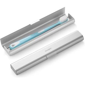 Oralphi astucci da viaggio per spazzolino in alluminio porta spazzolino denti custodia protettiva spazzolino portatile per tenere puliti gli spazzolini in viaggio e lo casa 1 Pz