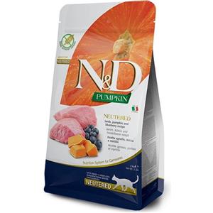 Farmina N&D Pumpkin Neutered - Agnello, Zucca e Mirtillo - Sacco 1,5 kg