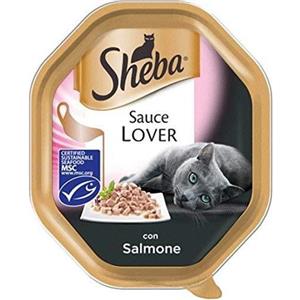 Sheba Sauce Lovers Salmone - Cibo Umido Completo per Gatti Adulti - 85g