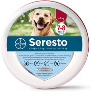 Elanco Seresto Collare Antiparassitario Cani oltre 8kg - 70cm Protezione 8 Mesi