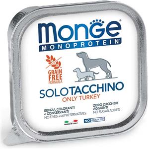 Monge Monoprotein Solo Tacchino 150g - Cibo Umido per Cani