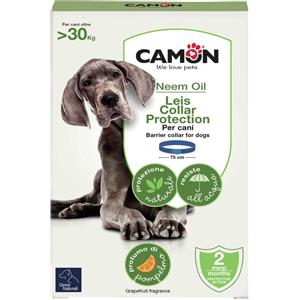 Camon Collare Barriera all'Olio di Neem 75 cm per Cani oltre i 30 kg - Protezione fino a 2 mesi
