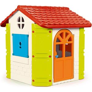 FEBER Feber House Casetta da Giardino per Bambini - Colorata, Robusta e Sicura, per Giochi all'Aperto, da 2 a 6 Anni