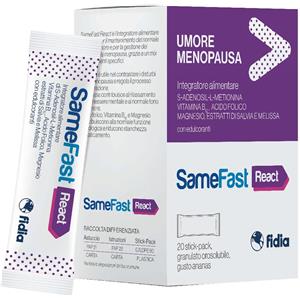 FIDIA FARMACEUTICI SpA Samefast React 20stick Pack