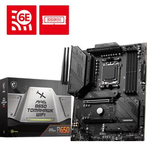 MSI Scheda Madre MSI MAG B650 TOMAHAWK WIFI - Chipset AMD B650, Socket AM5, ATX
