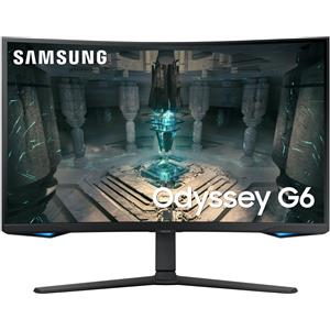 Samsung Monitor Gaming Samsung Odyssey G6 G65B (LS32BG650EUXEN) - 32″ LED VA Curved, WHQD 2560×1440, 1ms (MPRT), 240Hz, FreeS...