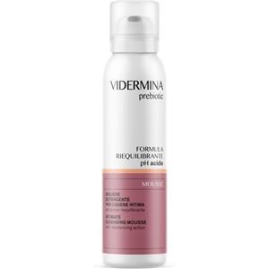 VIDERMINA Prebiotic Mousse Detergente Intimo 150ml - Delicato, pH Acido, con Prebiotici