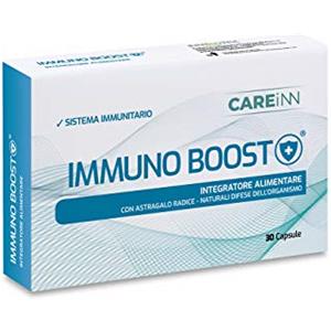 Innbiotec Pharma IMMUNO BOOST - Integratore Difese Immunitarie con Oleuropeina, Glutatione, Vitamina C, D, E, Zinco, Astragalo - 30 Capsule - Made in Italy