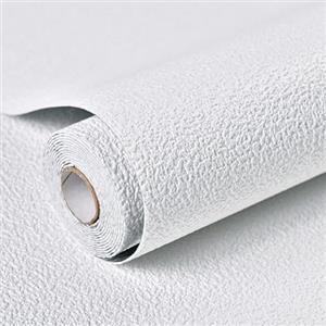 LVYXON Rotolo di carta da parati in schiuma 3D, 50 x 280 cm, impermeabile, a prova di umidità, autoadesiva, insonorizzante, pannello decorativo per camera da letto e soggiorno (bianco)