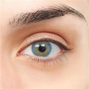 Lentes de Contacto VIP Pop VIP lenti a contatto colorate Azzurre e Verdi dal design super realistico 2 lenti a contatto Annuali senza gradazione + kit con astuccio, pinzette e ventosa in silicone