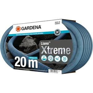 Gardena Liano Xtreme 3/4 pollici, set da 20 m: tubo da giardino in tessuto molto robusto, per rubinetti interni, con tubo interno in PVC, peso ridotto, resistente alle intemperie (18480-20)