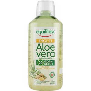 Equilibra Aloe Vera Digest 1000 ml - Soluzione orale con pura polpa, senza acqua, con zenzero, detox e senza glutine