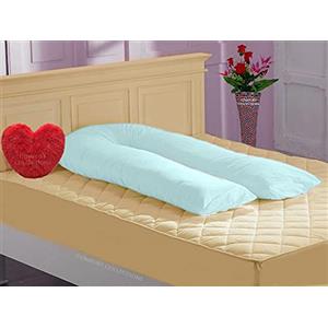 Comfort Collections - Federa per cuscino a forma di U, per maternità, allattamento, gravidanza, per tutto il corpo, con motivo a U (uovo di anatra 2,2 m solo copertura a U)