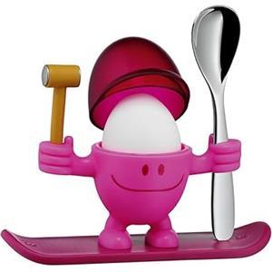 WMF Portauovo McEgg Bimbo con Cucchiaio Acciaio Inox, Plastica, Rosa