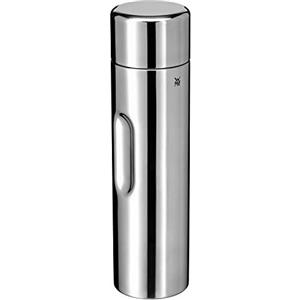 WMF Motion - Caraffa termica da 1 l in acciaio inox Cromargan per tè o caffè, thermos con tazza, mantiene freddo per 24 ore e caldo per 12 ore