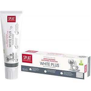 SPLAT® Dentifricio White Plus | Sbiancamento delicato e protezione dello smalto | Senza SLES 100 g