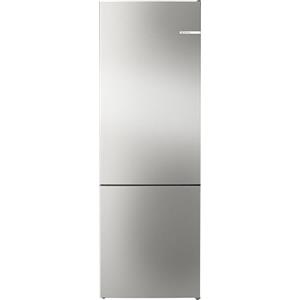 Bosch KGN492IAF Serie 4, Frigorifero combinato da libera installazione, NoFrost, VitaFresh XXL: Spazio extra-large per i tuoi cibi freschi, PerfectFit, Luce LED, Acciaio, 203 x 70 cm