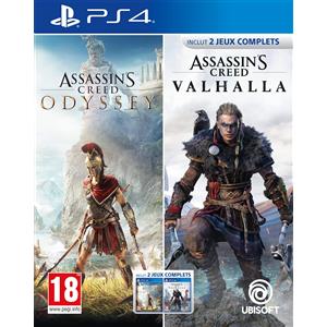 Ubisoft Assassin'S Creed Odyssey + Assassin'S Creed Valhalla PS4 FR