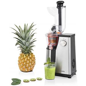 H.Koenig GSX18 Estrattore di succo verticale per frutta e verdura Senza BPA - Slow juicer - Ampia bocca di ingresso - Pressione delicata a 60 giri - Sistema inverso - Motore silenzioso - 400 W