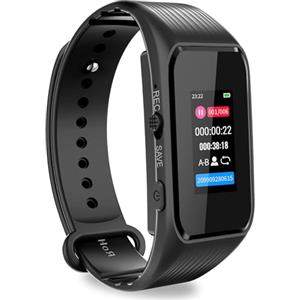 Volorful 64GB Braccialetto Registratore Vocale- Protezione Password, Registrazione One-Touch HD 1536KB, Registratore Vocale con Attivazione Vocale e Riduzione del Rumore DSP, Perfetto per Riunioni...
