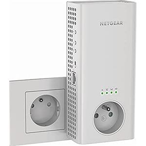 NETGEAR Ripetitore WiFi Mesh (EX6470), ripetitore WiFi potente AC1900 copre fino a 150 m², amplificatore WiFi con presa integrata, WiFi Extender 1Port Ethernet, WiFi Booster compatibile tutti Box