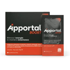 Pharmanutra Apportal Boost - Integratore Energetico in 14 Bustine con Vitamine, Minerali e Aminoacidi