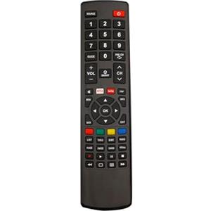 Wintem Telecomando Universale per TV e Smart TV Multimarca - Ideale per TV Come LG, Philips, Panasonic e Samsung - Intuitivo e Facile da Utilizzare con Tasti Rapidi Netflix e Youtube