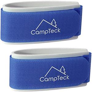 CampTeck U6891 - Ski Straps, Sci Cinghie - 1 Paio (2 Cinturini) - Fasce Sci per Trasporto, Viaggio - Blu