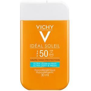 Vichy Ideal Soleil Fluido Ultra Leggero SPF50 - Protezione Viso e Corpo, 30ml