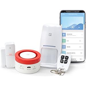 Garza 401280 Kit di Allarme Intelligente, Bianco