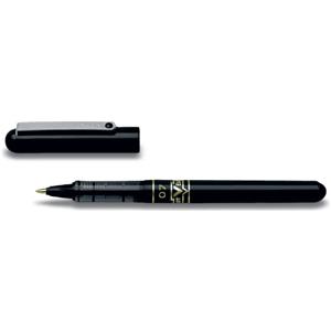 Pilot V Ball Penna Roller Nero 0,7 mm con Punta in Acciaio Inossidabile e Clip in Metallo