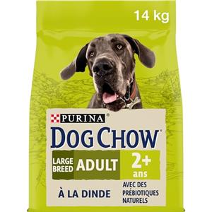 Purina Dog Chow Large Breed Crocchette per Cani Adulti al Tacchino - Sacco da 14 kg