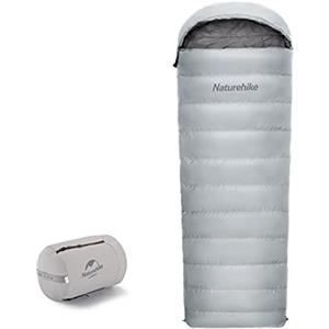 Naturehike Sacco a Pelo in Piumino, Sacco a Pelo a Busta Compatto Leggero per Adulti Sacco a Pelo Coperta di Piccole Dimensioni Sacco a Pelo Portatile in Cotone Campeggio all'aperto, 670 FP