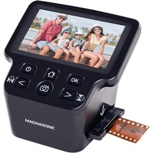 Magnasonic Scanner Fotografico All-In-One da 24MP con Ampio Schermo da 5 Pollici e HDMI, Converte Pellicole 35mm/126/110/Super 8 e Diapositive 135/126/110 in Foto Digitali, Memoria Integrata (FS71)