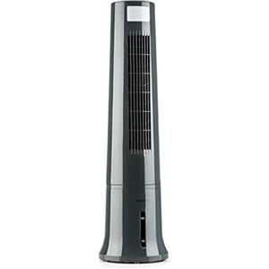 Klarstein Condizionatore Portatile Senza Tubo 4W, 4in1, Umidificatore, Climatizzatore Portatile Silenzioso con Night Mode, Ionizzatore, Ventilatore Aria Fredda, Raffrescatore 53m³/h, Serbatoio 2.5L