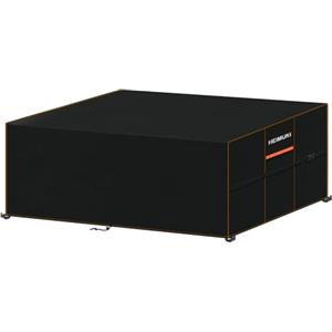 HEIMUNI Coperture per Mobili da Giardino 245x100x80cm Telo Copri Divano da Giardino Impermeabile Raggi UV Copridivano Esterno Copritavolo Esterno Telo Copri Tavolo Arredo Rettangolare