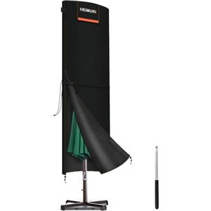 HEIMUNI Copertura per Ombrellone Impermeabile (Diametro 3-4.2m), Copri Ombrellone da Giardino Copertura per Ombrellone Copertura per Ombrelloni Antipolvere, Tessuto Oxford 420D, 230x67/67cm