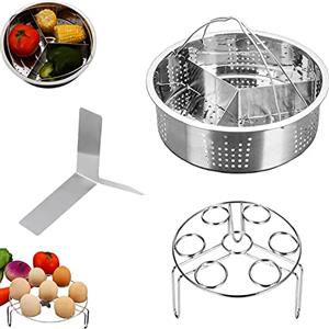 YANJINGHE Set Cestelli Vapore, Accessori Pentola Pressione, Cestello Cottura a Vapore, Cestello a Vapore,10000, Cucina Cestino a Vapore, per Panini al Vapore, Mais, Pesce,Uova, Verdure