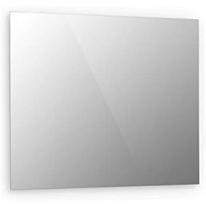 KLARSTEIN Marvel Mirror - Radiatore a Infrarossi, Stufa Elettrica, Pannello Elettrico, Superficie a Specchio, 60 x 70 cm, 360 Watt, a Parete, Spegnimento Automatico, Rettangolare, Argento