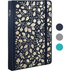 TIEFOSSI Bullet Dot Journal, quaderno vintage per donne e uomini, 160 GSM 192 pagine premium, quaderni con copertina rigida A5, regalo per viaggi, ufficio, scrittura quotidiana