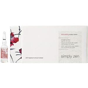 Simply Zen Stimulating Scalp Lotion - Lozione in fiale per la ricrescita dei capelli fragili, 8x6ml