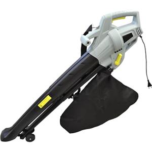 OWIJI Aspiratore Soffiatore Trituratore Foglie 3000 W 230 V/50 Hz Capacità 45 l Velocità Aria 270 Km/h Giardino Aiuola Orto