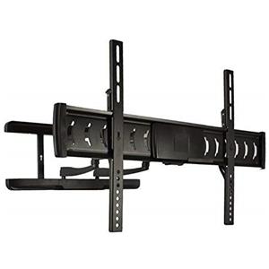 AUNA LDA03-466 staffa TV LED LCD supporto a parete orientabile doppio braccio con cavo HDMI (25 KG, VESA, 3 livelle integrate)