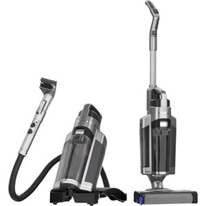 Vozascly W12 Pro Aspirapolvere Lavapavimenti, 4 in 1 Aspirapolvere Senza Fili Intelligente, Montaggio e Conversione, 40Min, Pulizia dei Bordi, Pulizia a Umido e a Secco di Coperte, Vetri e Pavimenti