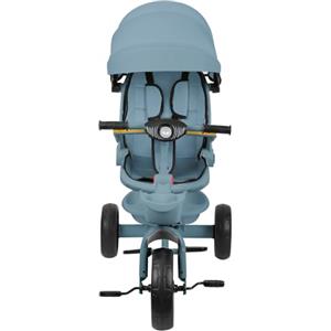 HUOLE Carrozzina pieghevole per 0-36 mesi, 0-25 kg, passeggino per bambini combinato, passeggino compatto con sedile, cestino portaoggetti, cintura di sicurezza, 100 x 75 x 50 cm, blu